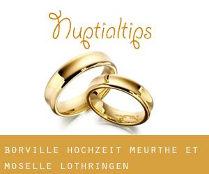 Borville hochzeit (Meurthe-et-Moselle, Lothringen)