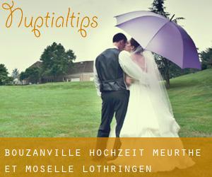 Bouzanville hochzeit (Meurthe-et-Moselle, Lothringen)