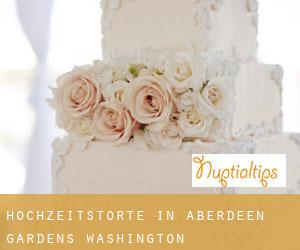 Hochzeitstorte in Aberdeen Gardens (Washington)