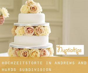 Hochzeitstorte in Andrews and Hurds Subdivision