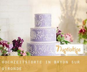 Hochzeitstorte in Bayon-sur-Gironde