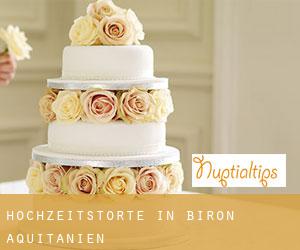 Hochzeitstorte in Biron (Aquitanien)