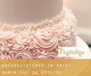 Hochzeitstorte in Saint-Dominique-du-Rosaire