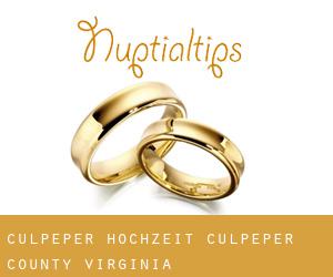 Culpeper hochzeit (Culpeper County, Virginia)