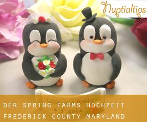 Der Spring Farms hochzeit (Frederick County, Maryland)