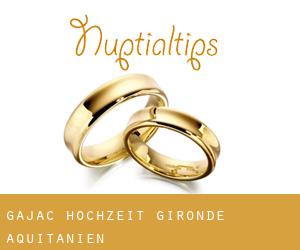 Gajac hochzeit (Gironde, Aquitanien)