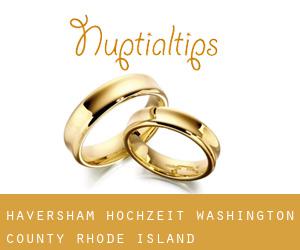 Haversham hochzeit (Washington County, Rhode Island)