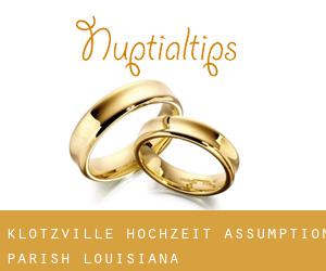 Klotzville hochzeit (Assumption Parish, Louisiana)