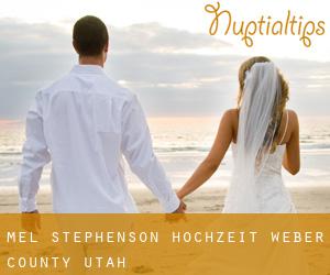Mel Stephenson hochzeit (Weber County, Utah)