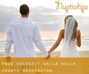 Page hochzeit (Walla Walla County, Washington)